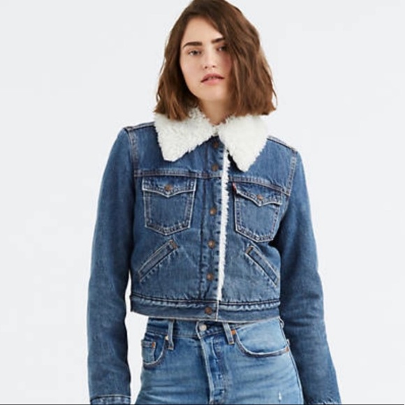 Levi's Jackets & Blazers - *NEW* Levi’s Styled Sherpa Trucker Jean Jacket